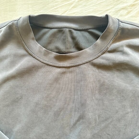 Lululemon Softstreme Perfectly Oversized Cropped Crew Black 12 - Picture 6 of 9